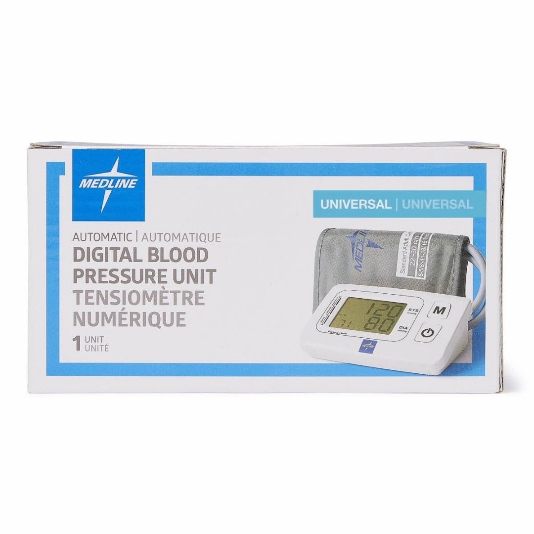 Medline Auto Digital Blood Pressure Monitor Univer 1Ct